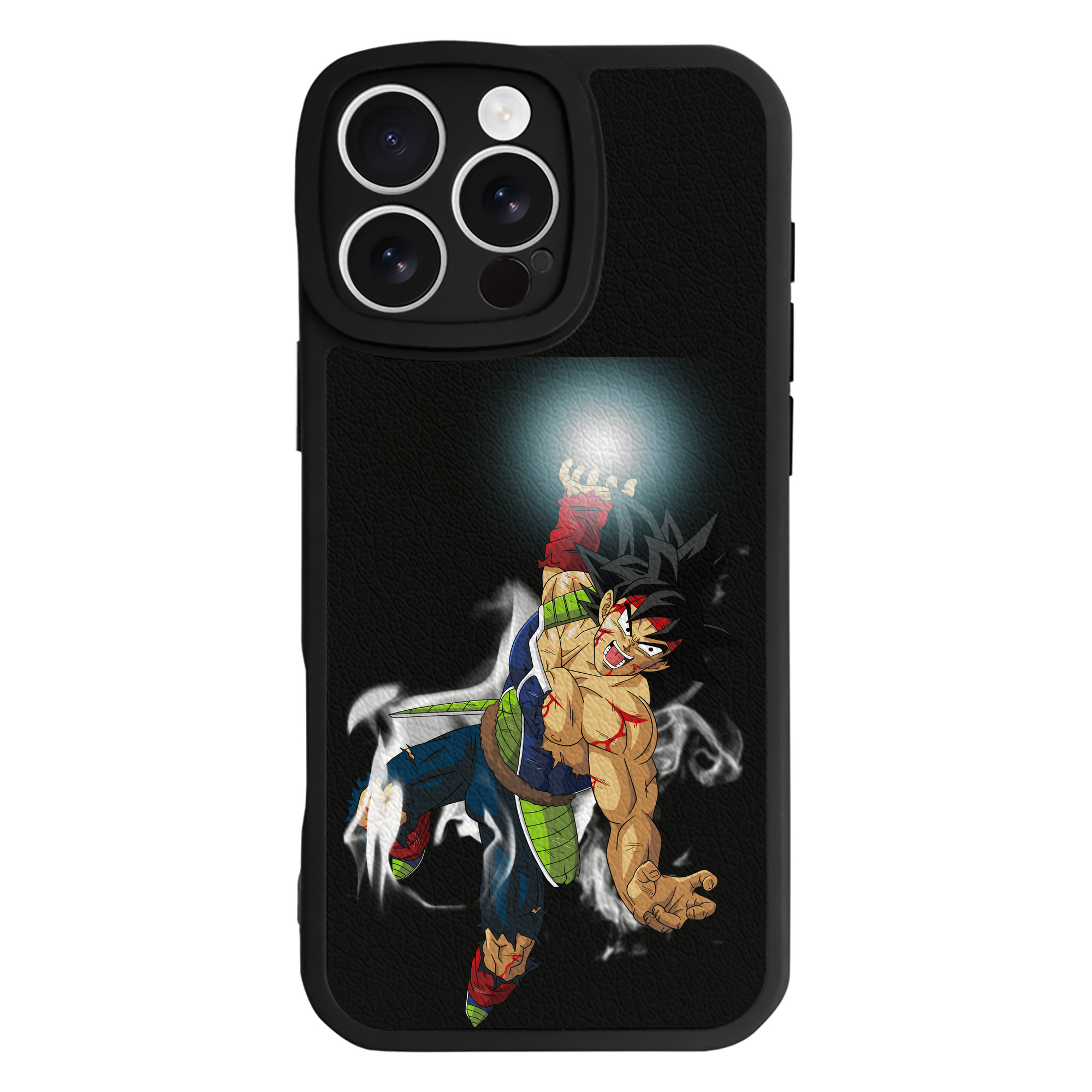 （画像用） ドラゴンボール バーダック DRAGON BALL Burdock 【iPhone 16シリーズ対応】シリコンスマホケース（レザー調） 材質：シリコン